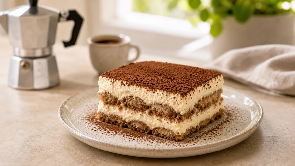 Illustration pour Recette tiramisu café : quel café utiliser et comment imbiber